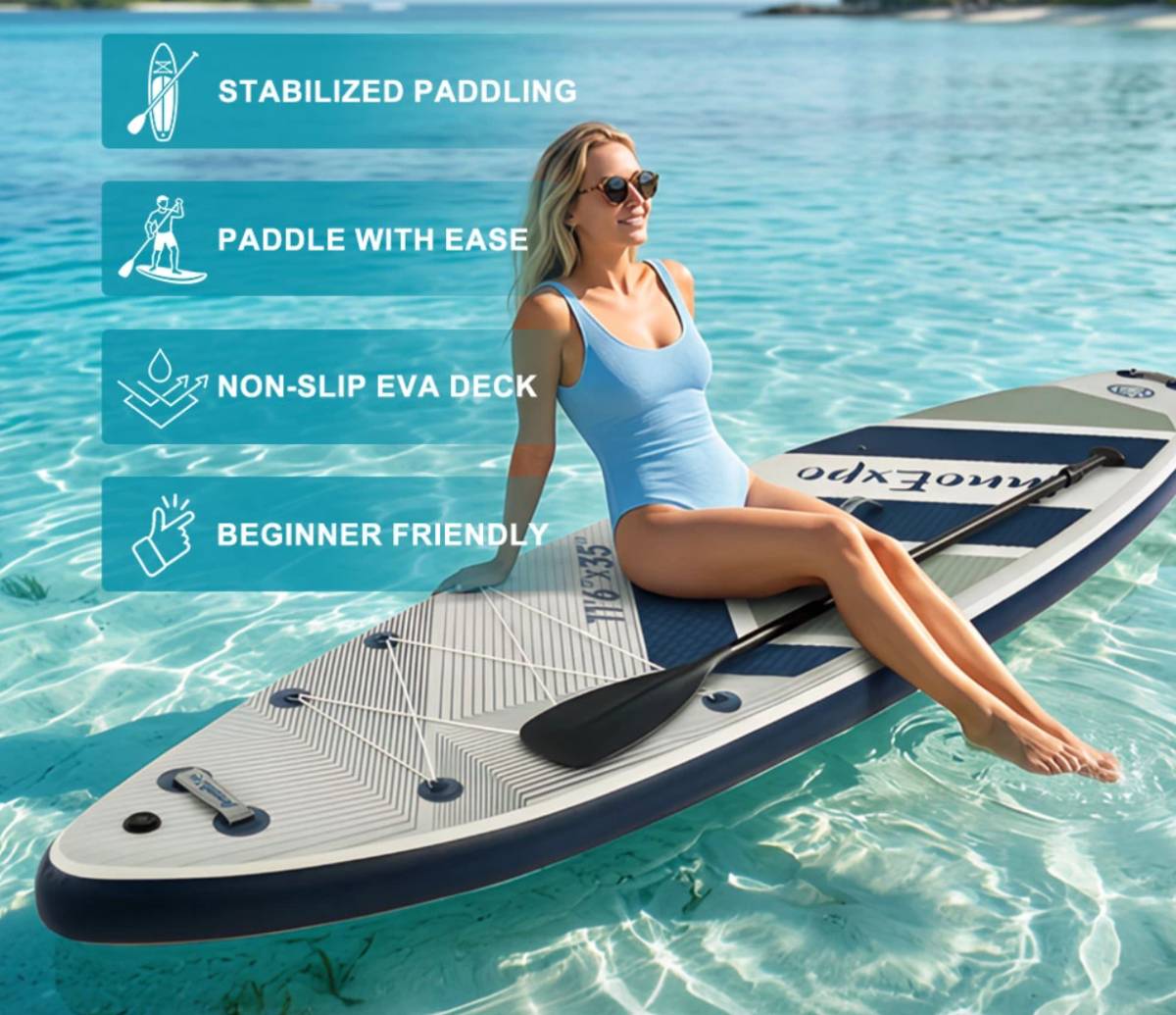 InnoExpo SUP-on van egy nő