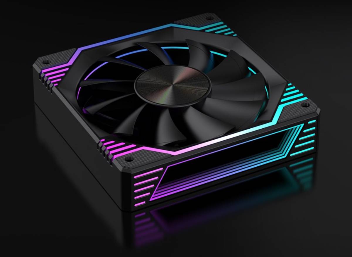 Lovingcool 360mm ARGB PC hűtés kijelzővel ventilátora