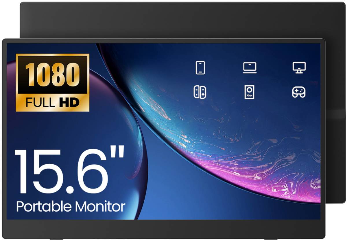 MESWAO 15.6" hordozható monitor