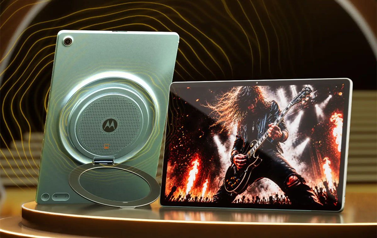 Új Motorola tablet nagyon durva, 48 W-os hangrendszerrel - érkezik a Moto Pad 70 Groove