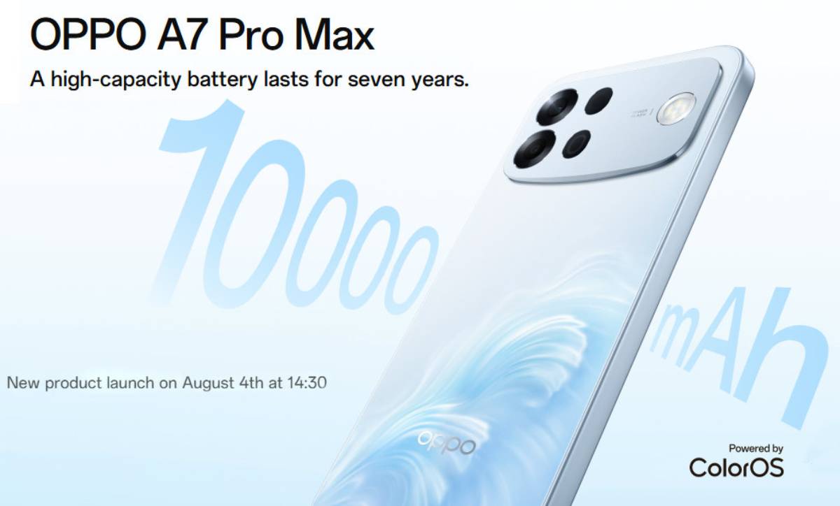 OPPO A7 Pro Max bejelentő kép