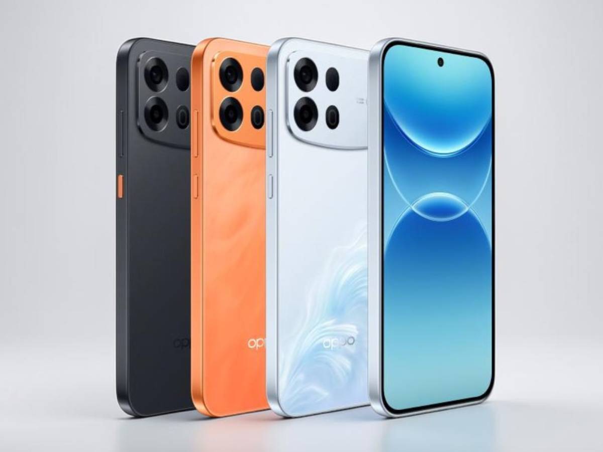 OPPO A7 Pro Max fekete, narancs, és halványkék színben