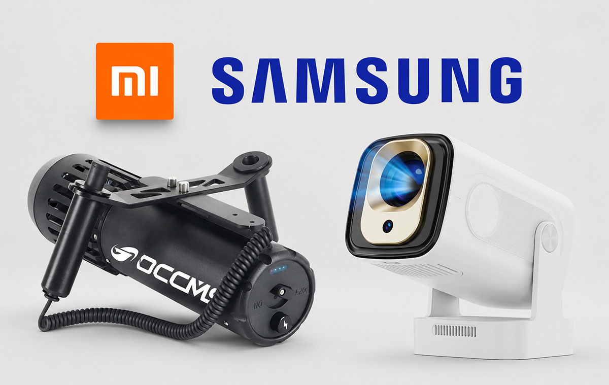 Privát mozi fillérekből projektorral és robotfűnyíró, víz alatti robogó, Xiaomi vs Samung