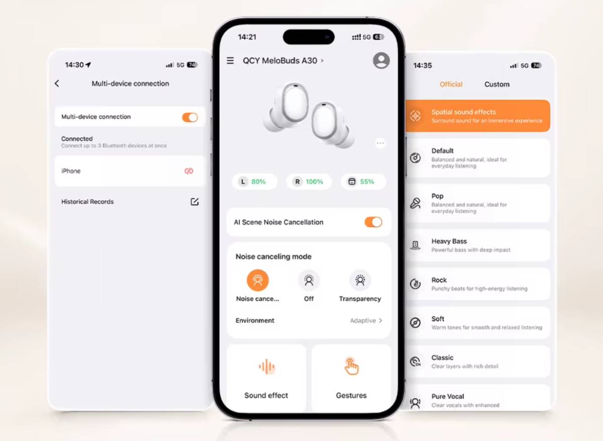 QCY MeloBuds A30 app