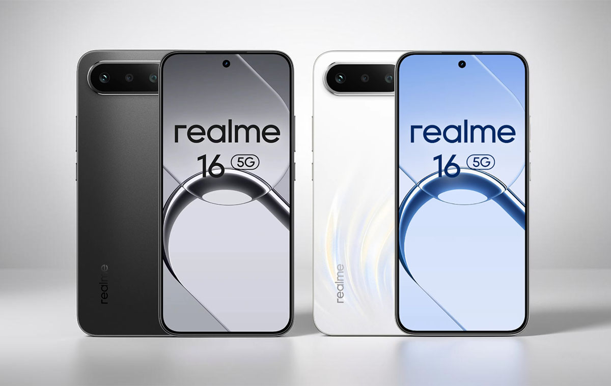 A realme 16 különleges dizájnnal, egyedi szelfitükörrel, 50 MP-es előlapi kamerával is olcsó, 80 000 Ft