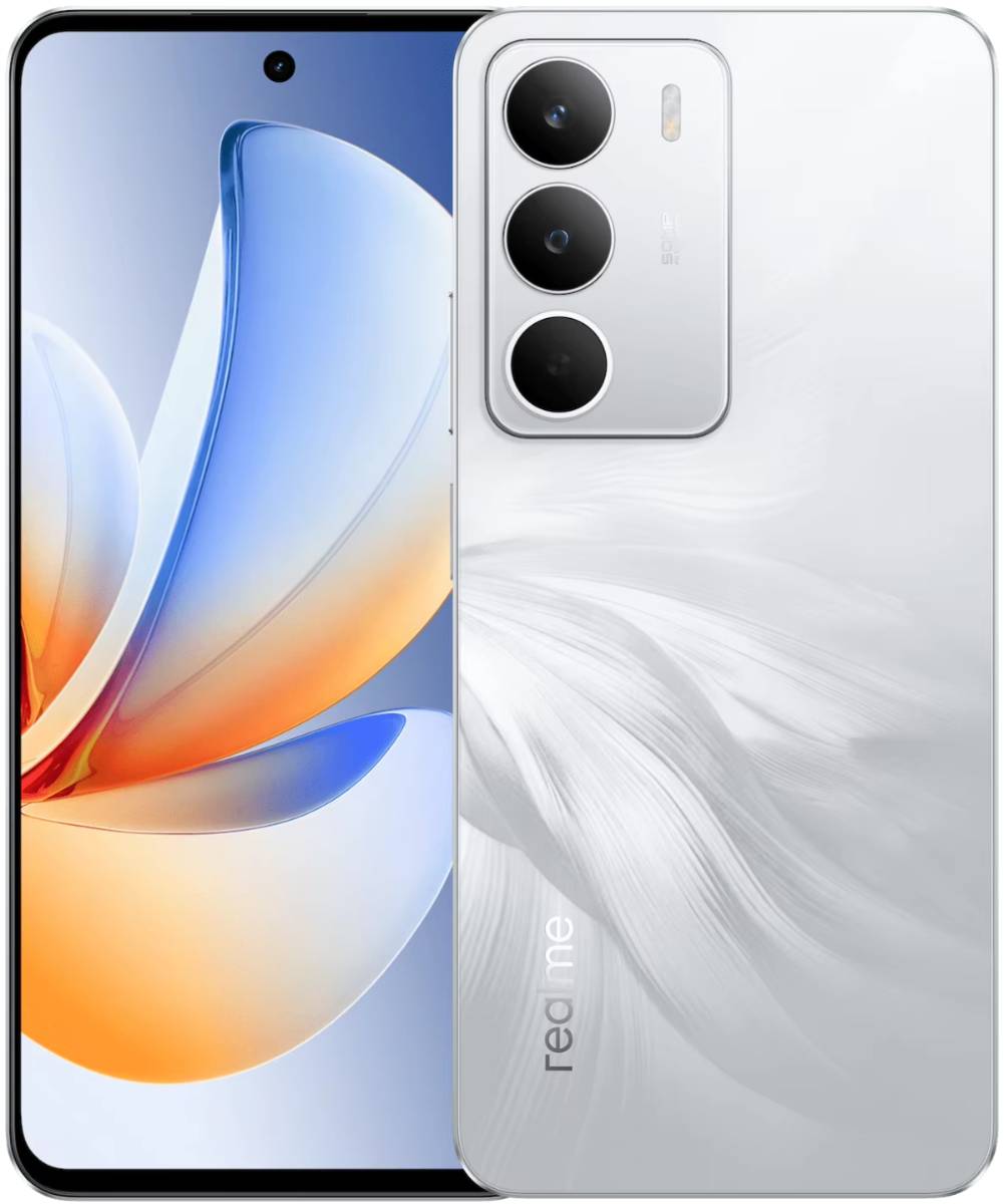 realme C71 ezüst színben kijelzővel és hátlappal