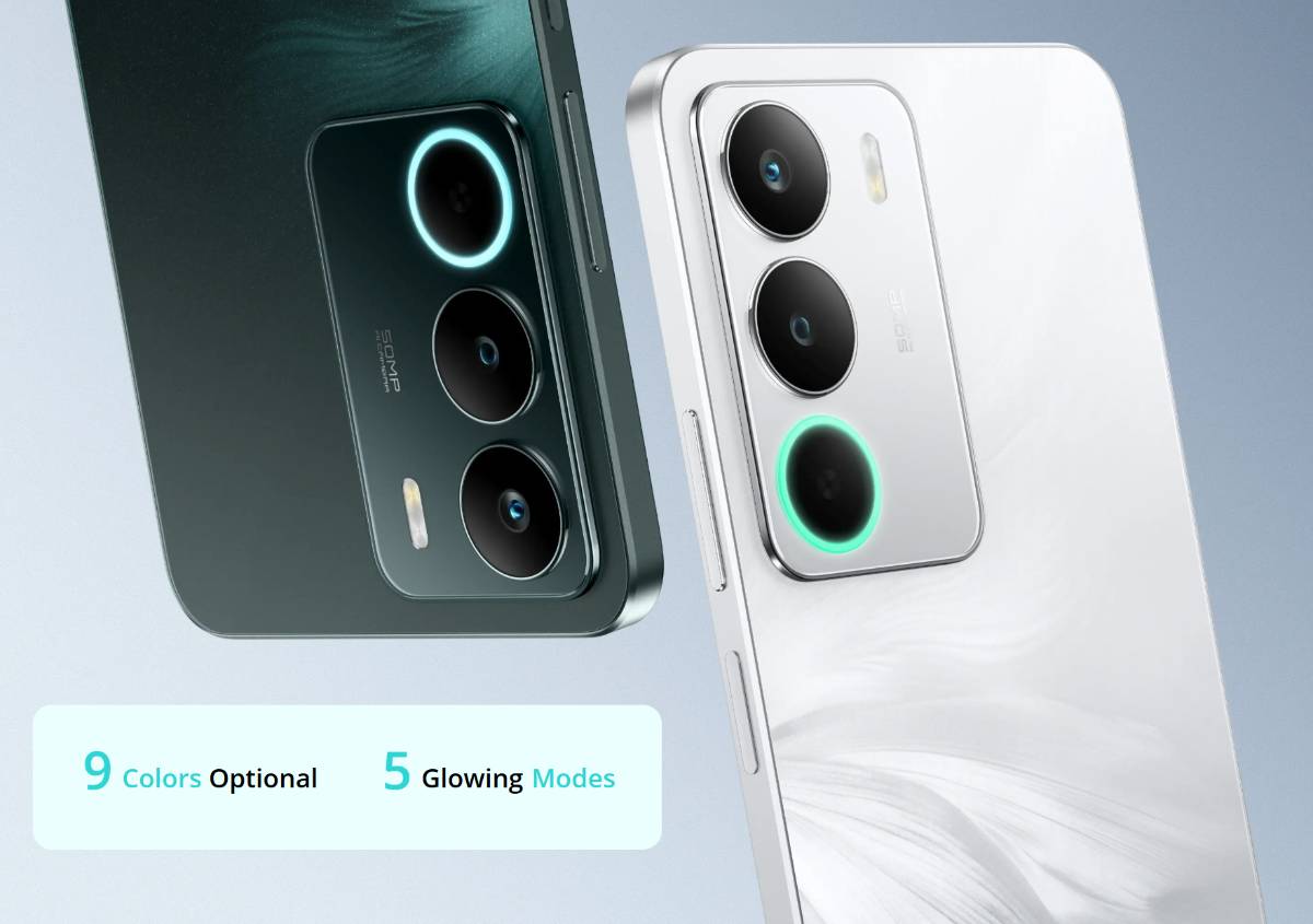 realme C71 telefon hátlapi RGB gyűrűje