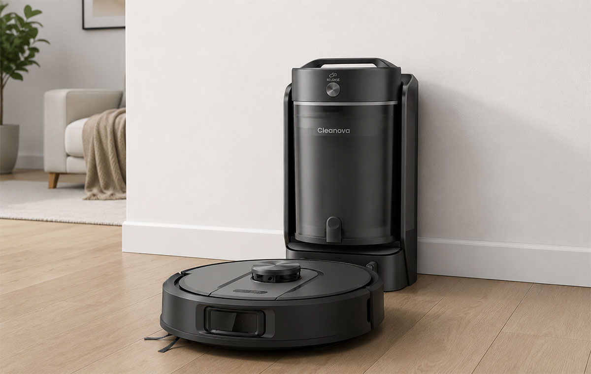 Robotporszívó porzsák nélküli önürítő rendszerrel, 70 ezer Ft-ért: Vactidy WI5