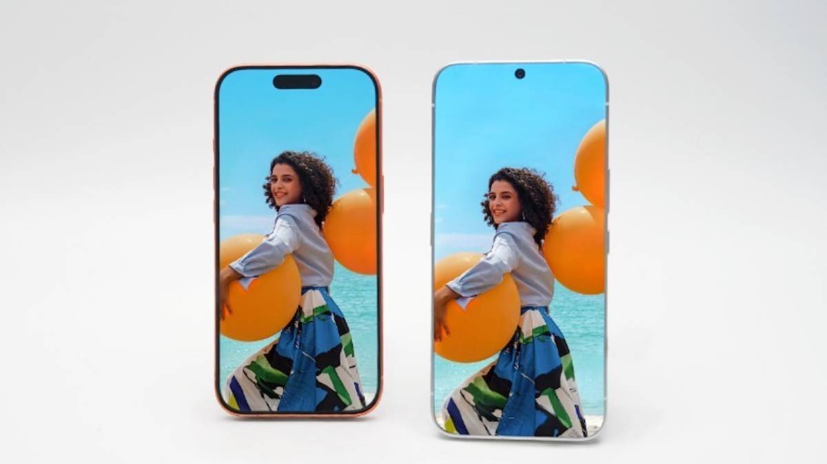 Illusztráció arról, hogy a Tecno káva nélküli telefonja hogyan viszonyul egy normál telefonhoz