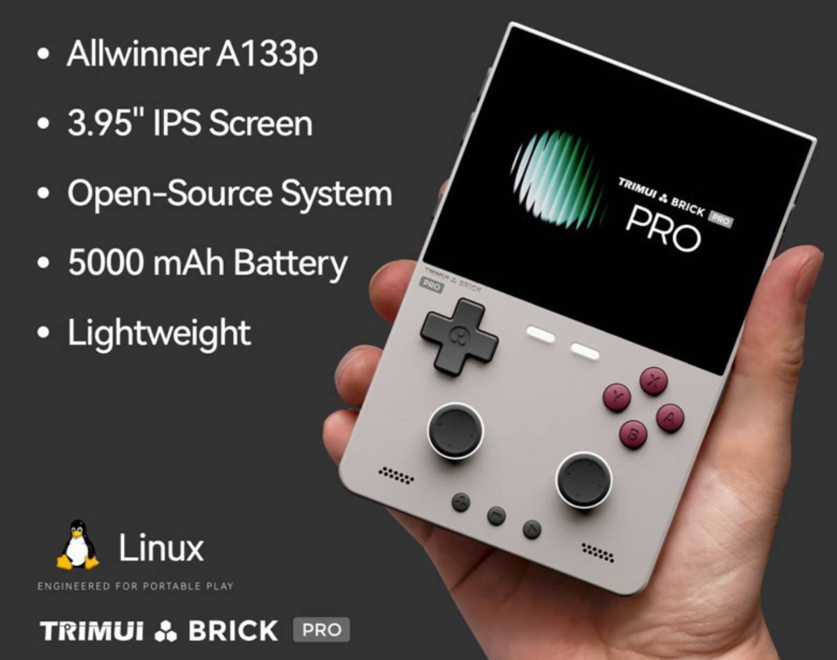 TRIMUI Brick Pro kijelző