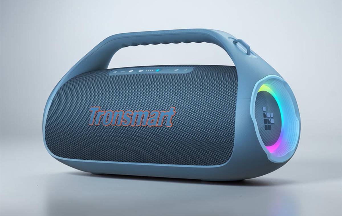Tronsmart Bang 2 hordozható bluetooth party hangszóró kék színben