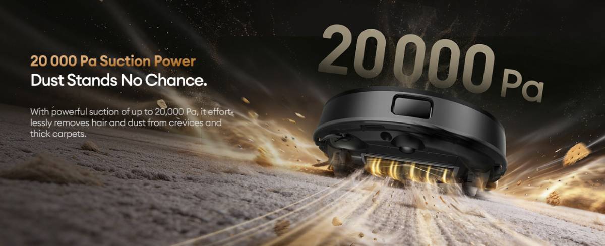 Ultenic MX5O robotporszívó 20 000 Pa szívóerő