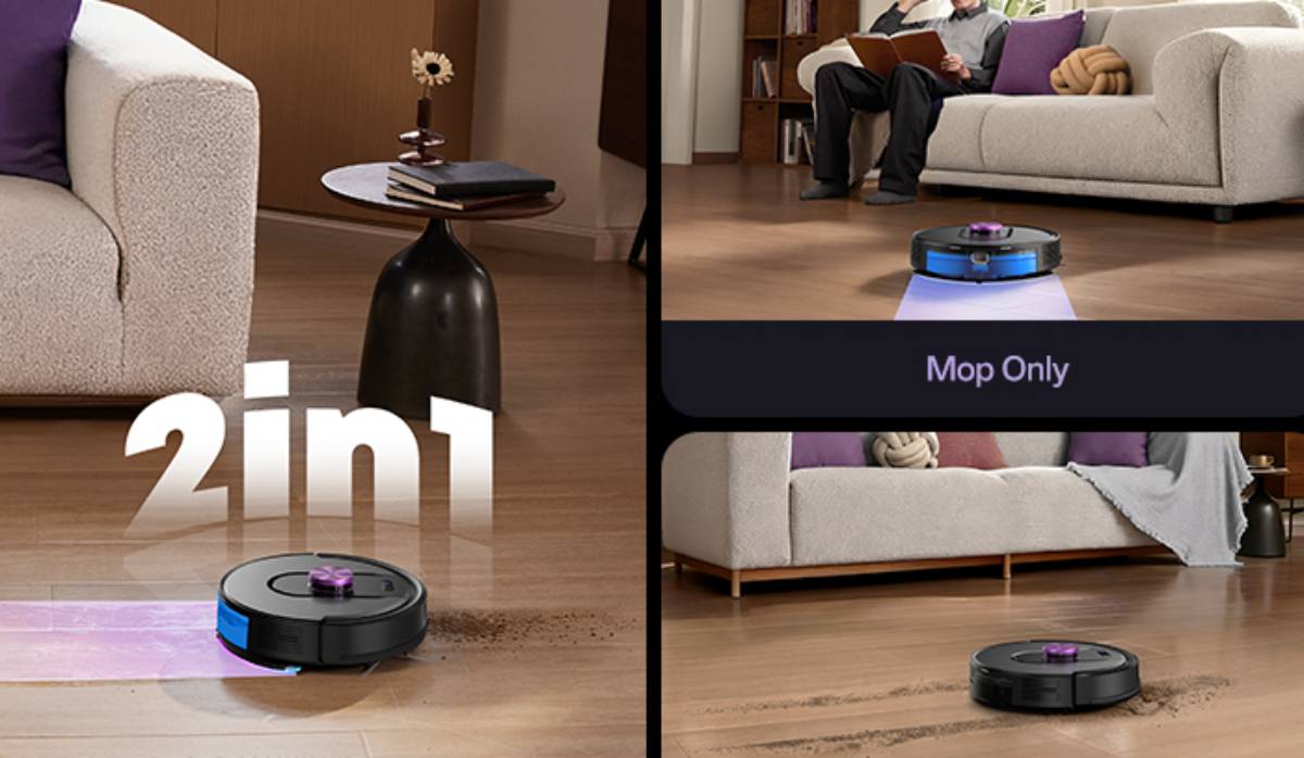 Vactidy WI5 önürítős robotporszívó felmosással