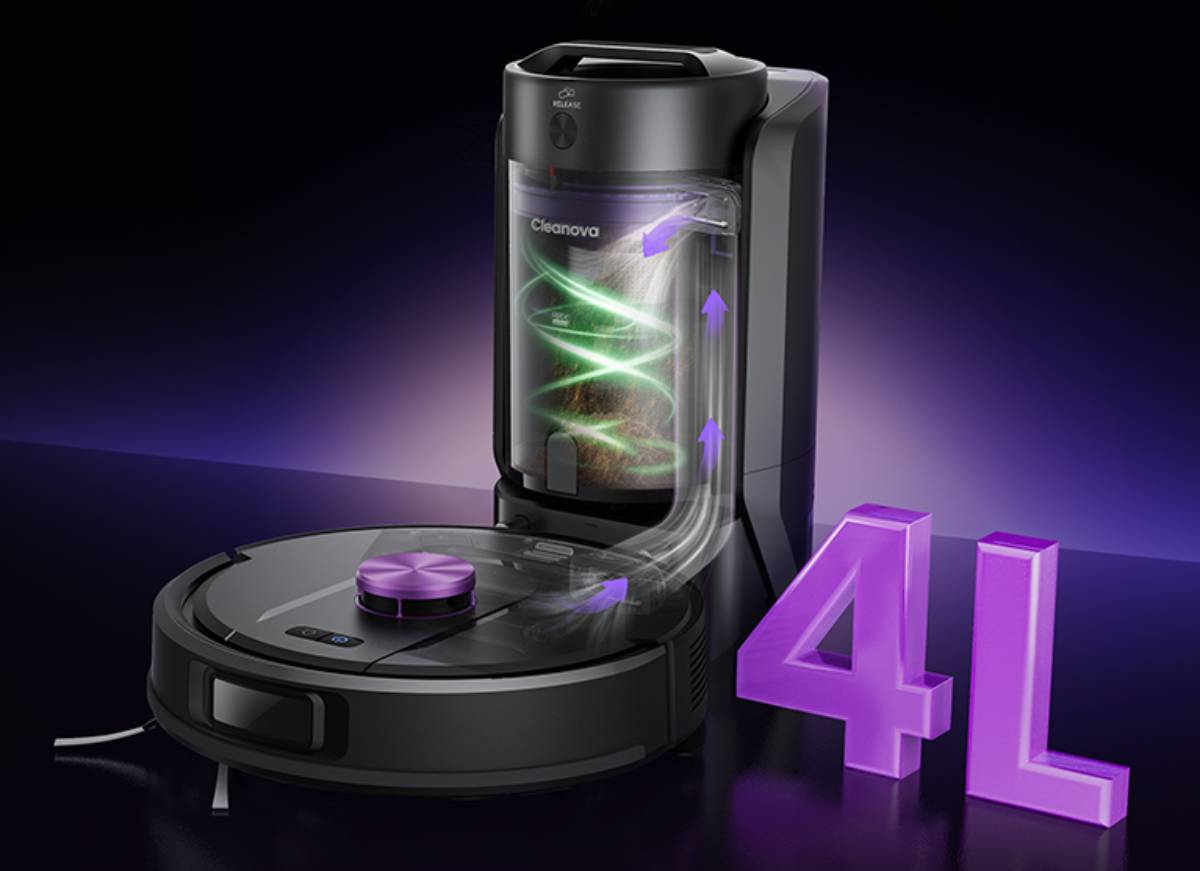 Vactidy WI5 robotporszívó porzsákmentes önürítő dokkolóval, 4 literes tartállyal