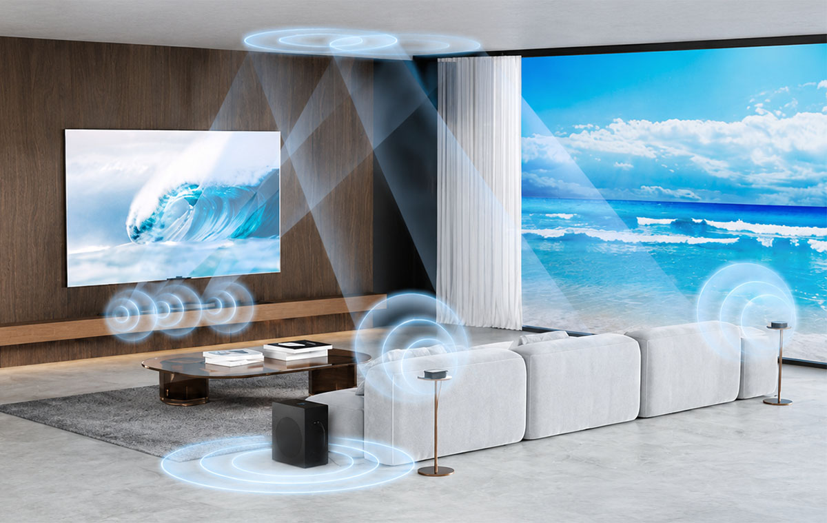 Valódi Dolby Atmos házimozi hátsó és felső hangcsatornákkal, meglepően olcsón