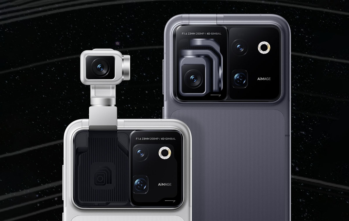 Videón működés közben a HONOR Robot Phone kihajtható kamerája