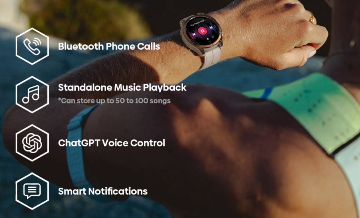 Zeblaze Stratos 4 Pro bluetooth hívás