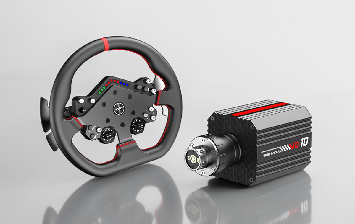 10 Nm-es direct drive alapot és 300 mm-es kormányt ad a PXN VD10 szett
