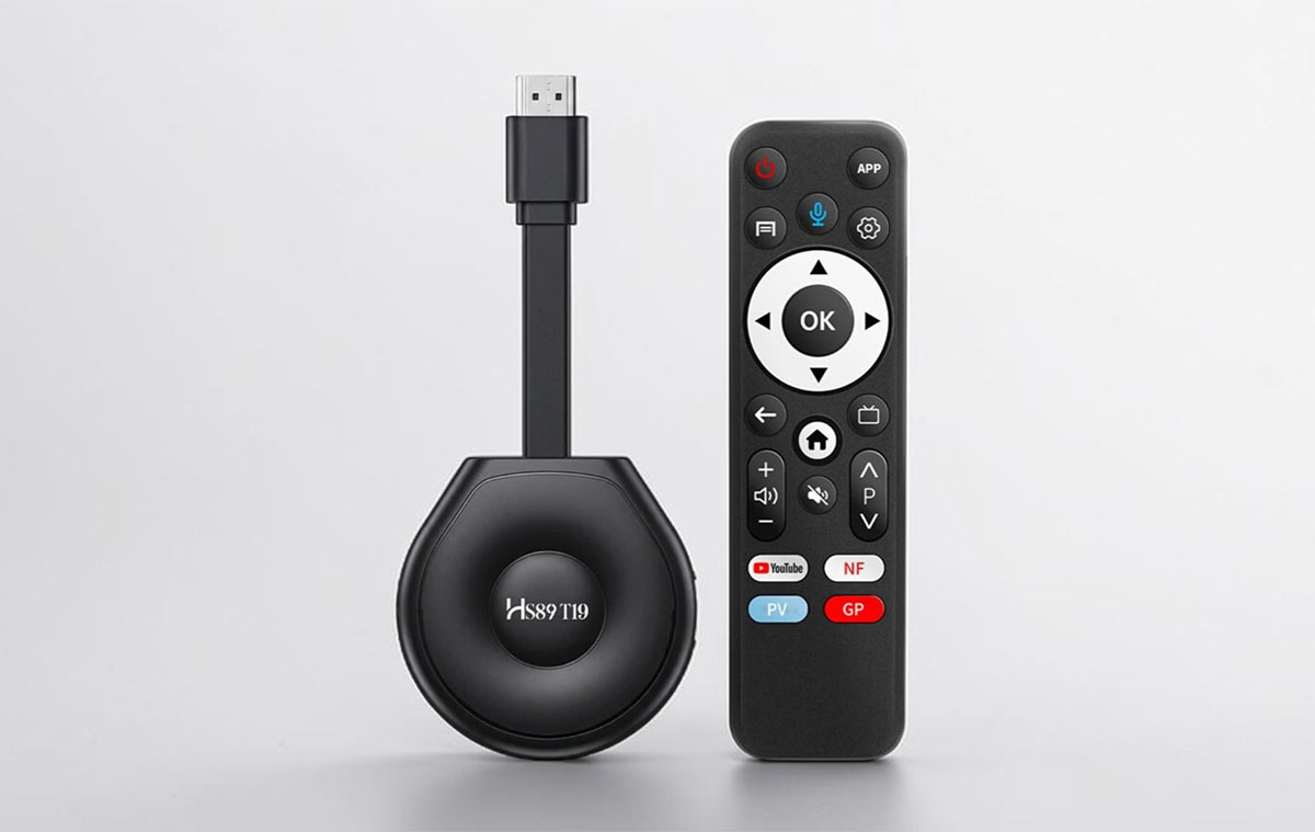 4K-s Android 14-es TV okosító WiFi 6-tal, apró méretben