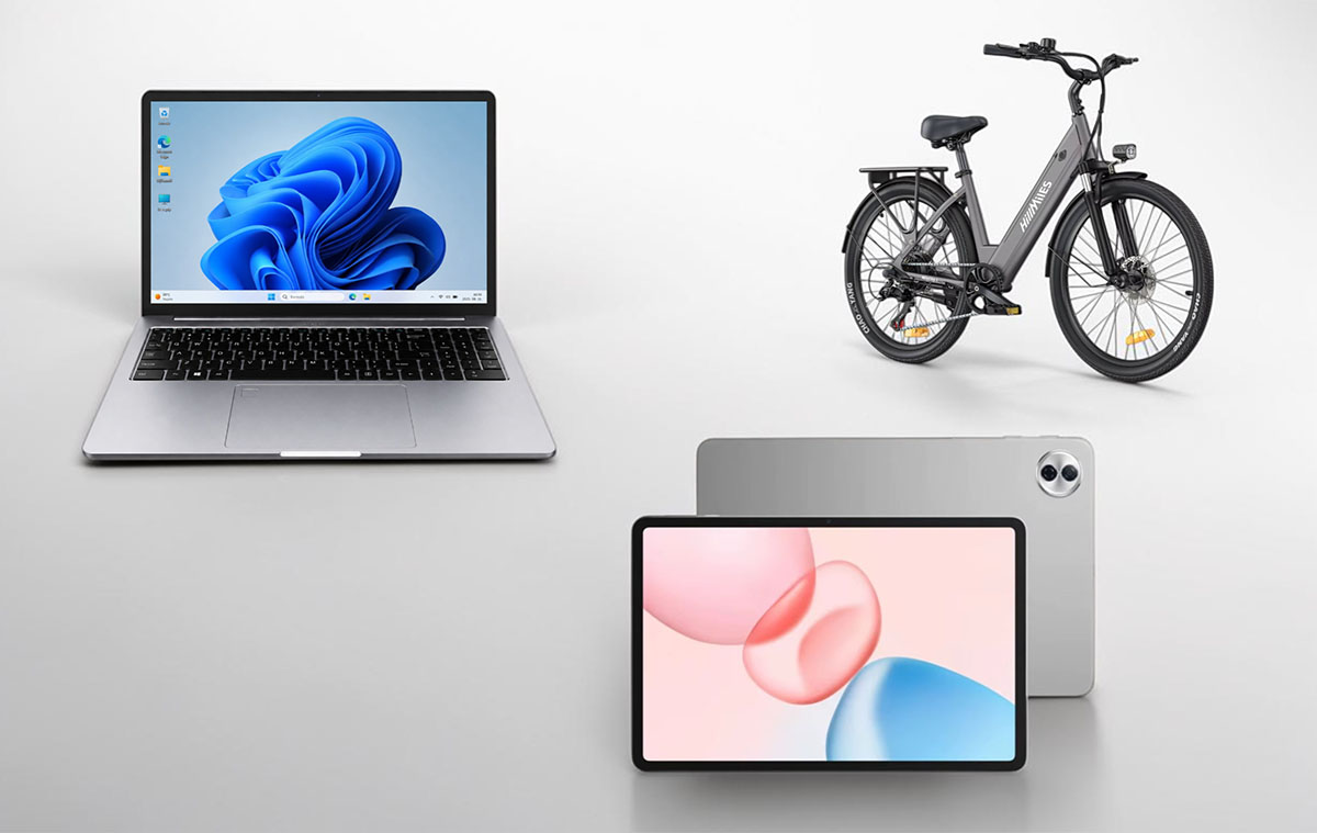 A nap techje: eszement olcsó 12"-os HONOR tablet, szuperolcsó laptop, olcsó e-bike