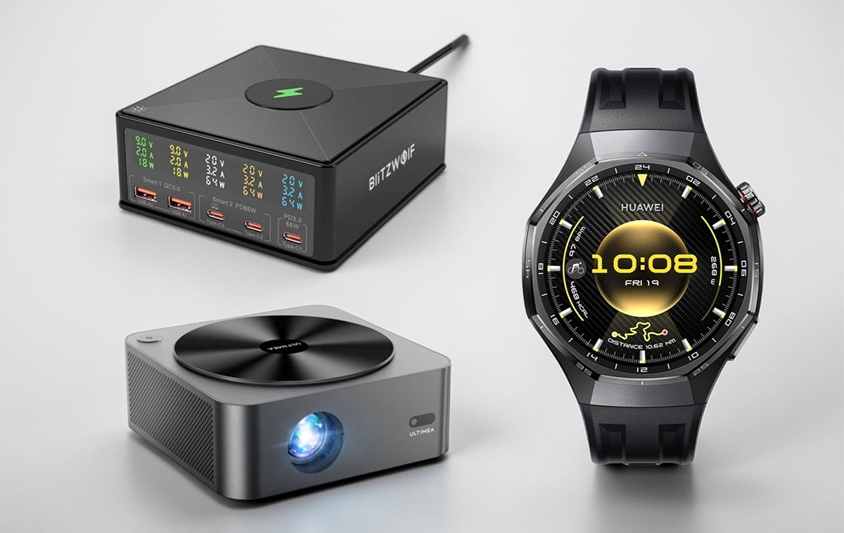 A nap techje: Huawei EKG okosóra szuperolcsón, 32 000 Ft-ért Full HD házimozi projektorral, töltőállomás