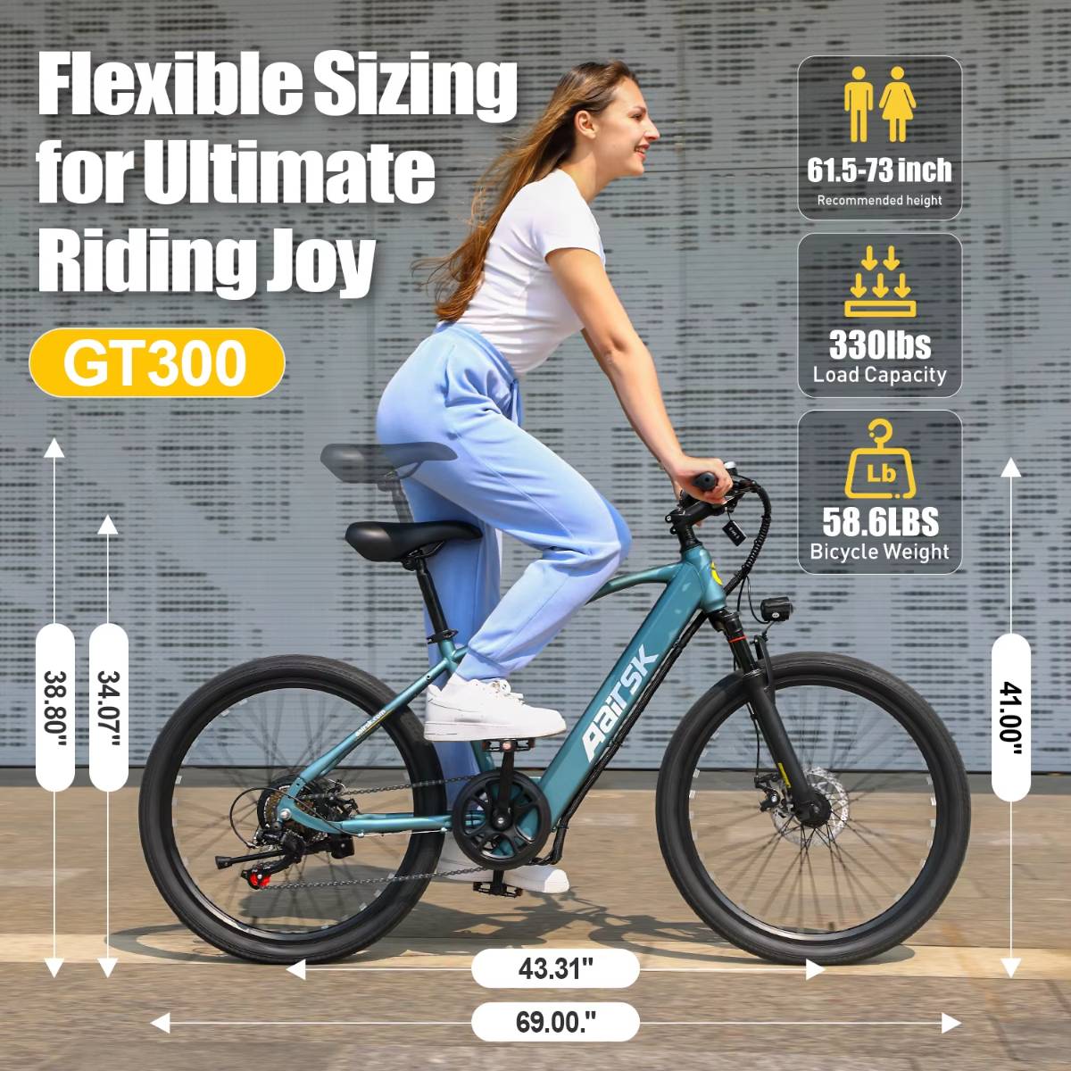 Aairsk ebike mérete