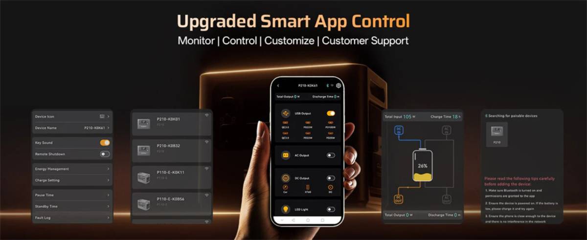 AFERIY P280 app vezérlés
