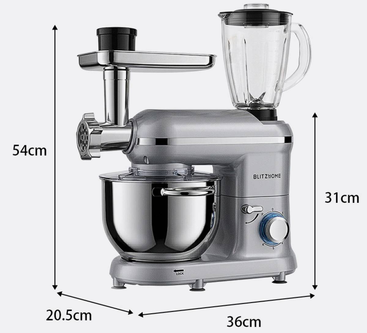 BlitzHome BH-SM10 méretei