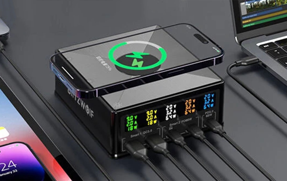 BlitzWolf 868H 160 W-tal és hat töltőhellyel