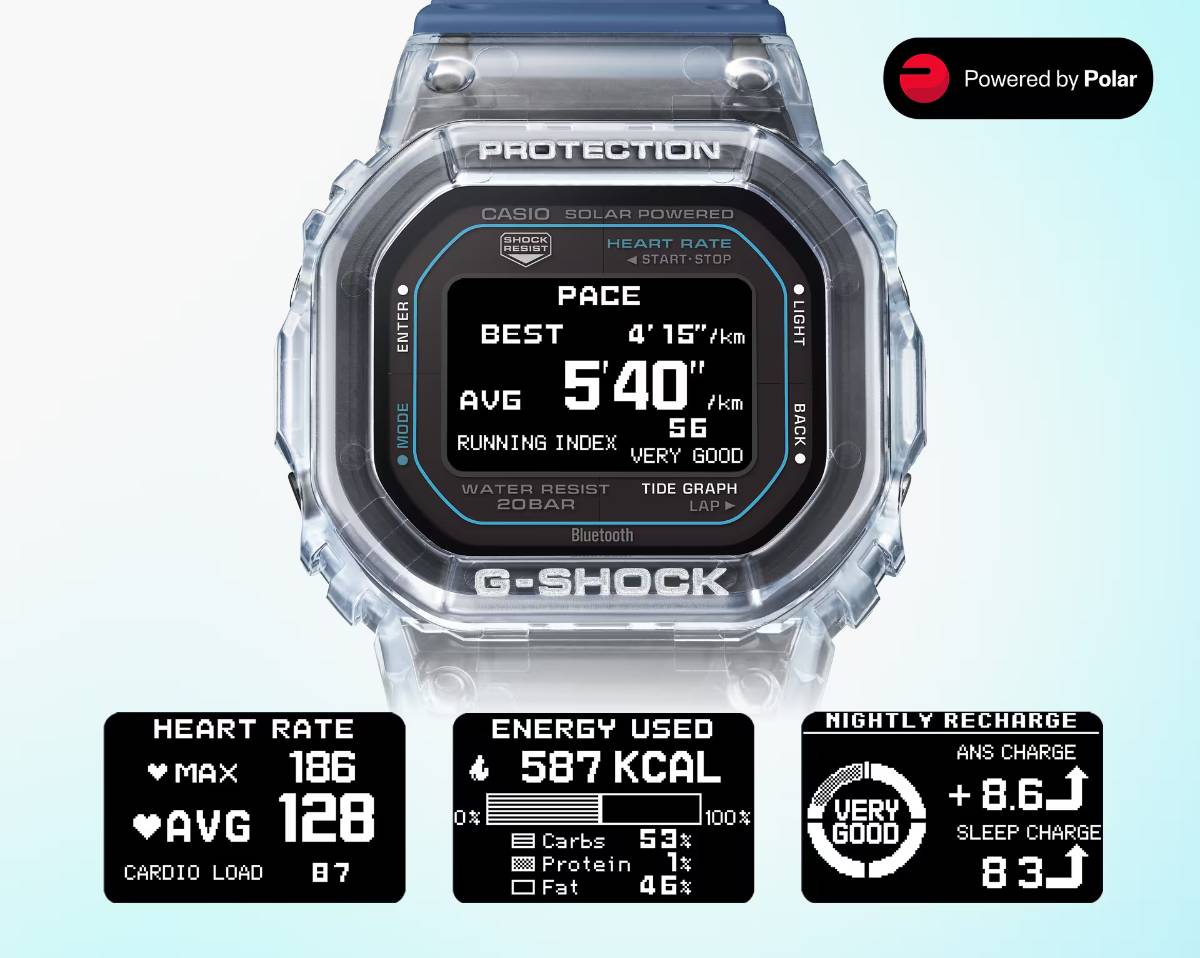 Casio GBX-H5600 Polar funkciókkal