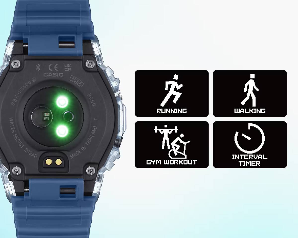 Casio GBX-H5600 pulzusmérős óra