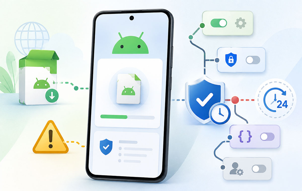 Elkezdődött: a Google megnehezíti az ellenőrizetlen APK-k telepítését Androidon
