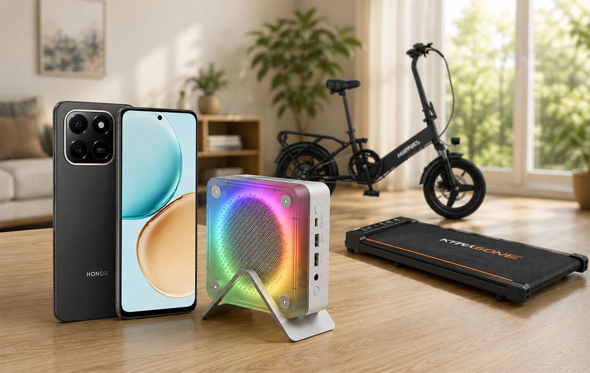 Gaming mini PC, HONOR telefon rendkívül olcsón, olcsó kompakt ebike