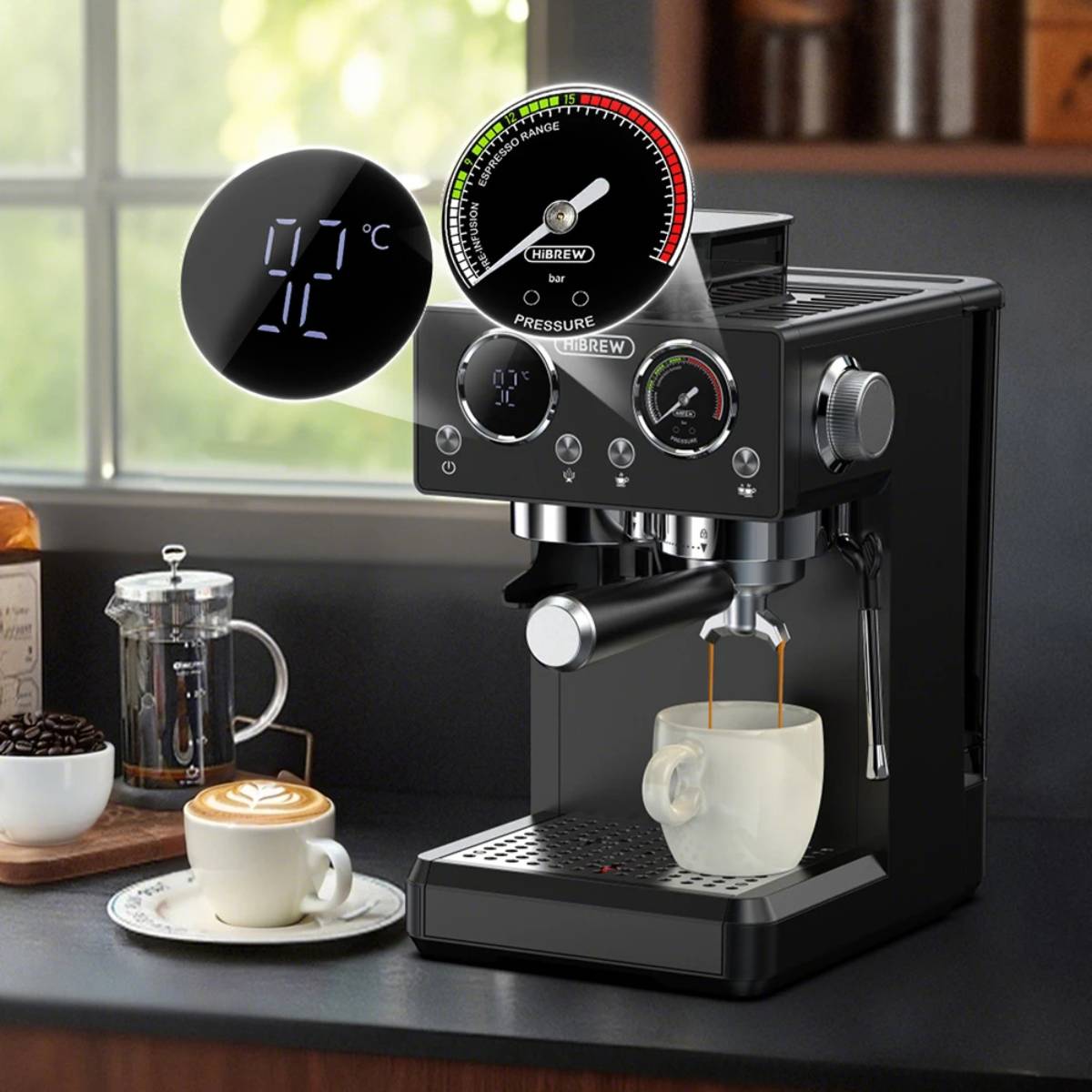 HiBREW H20 kijelző