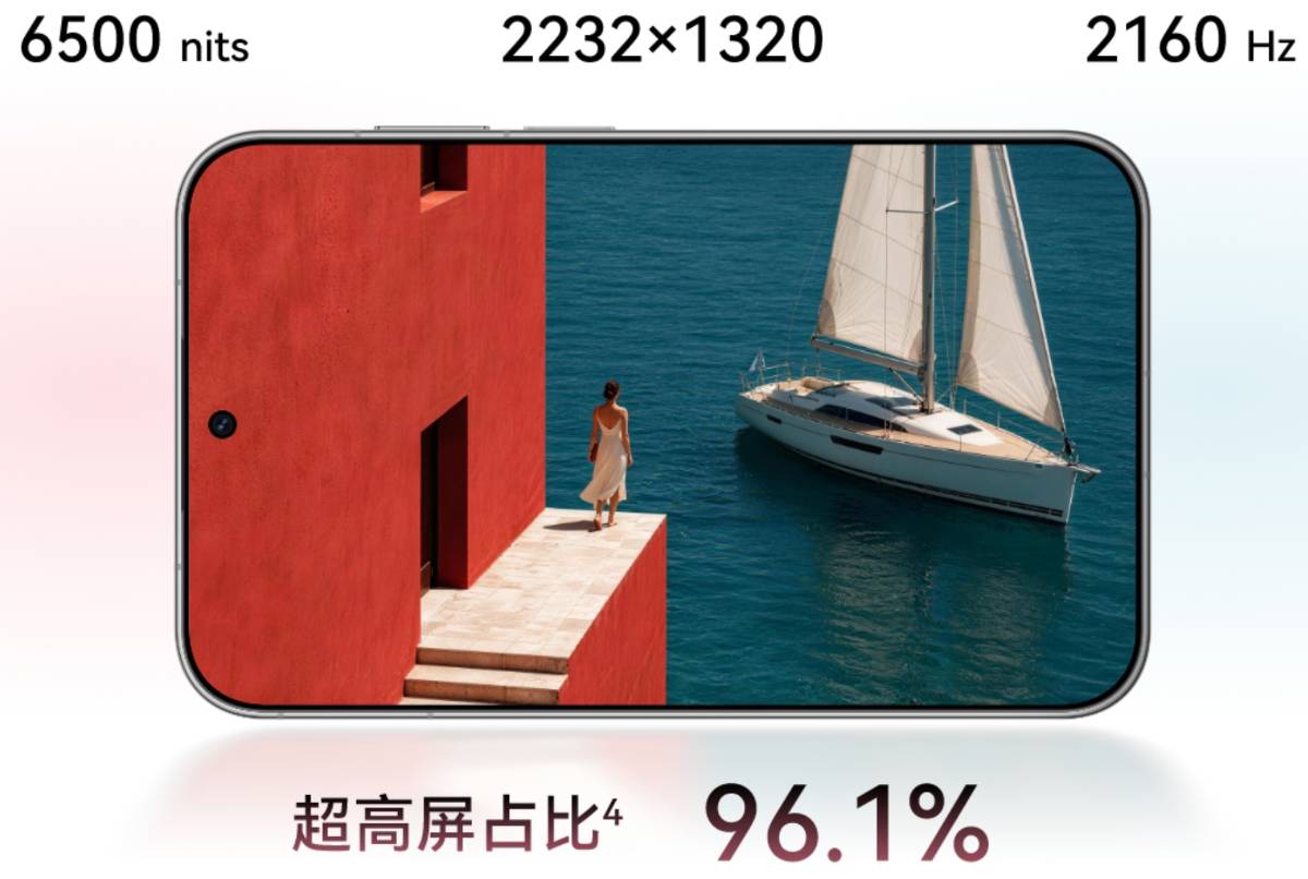 Huawei Pura X View kijelző jellemzők