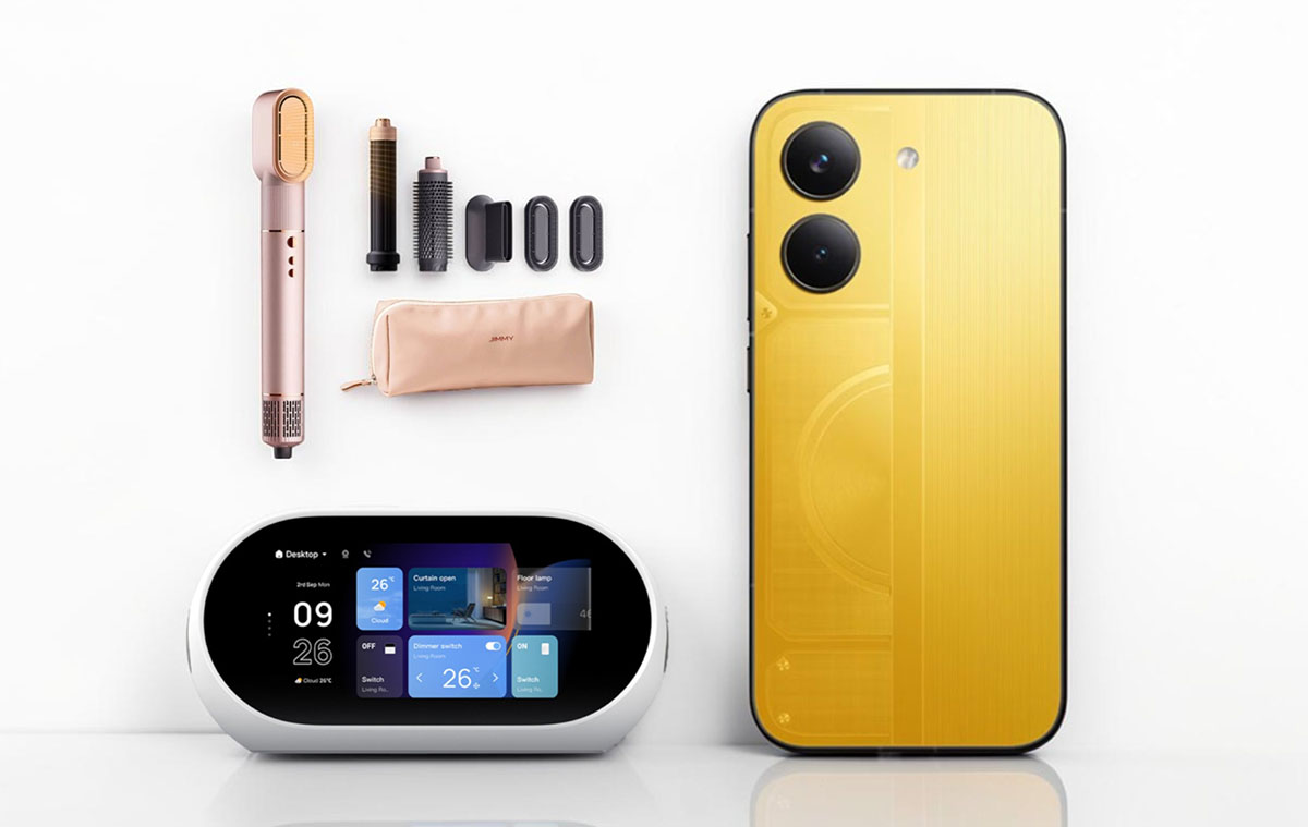 Látványos és erős, nagyon olcsó Xiaomi telefon és okosotthon vezérlő központ, hajformázó