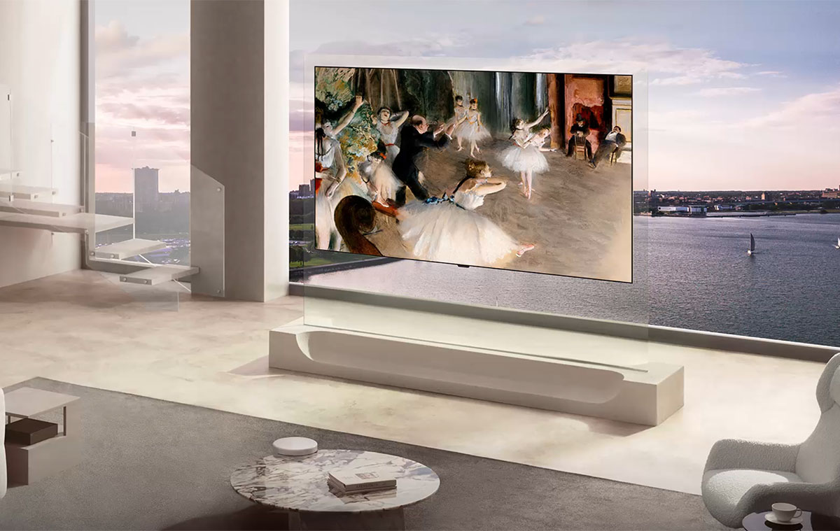 LG OLED evo AI W6 Wallpaper TV