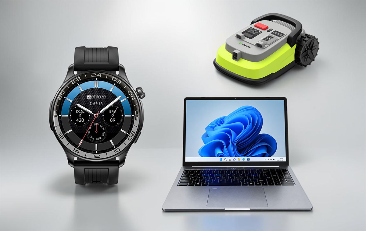 Magyar nyelvű okosóra, nagyon erős laptop ultraolcsón, robot fűnyíró, kamera rendszer