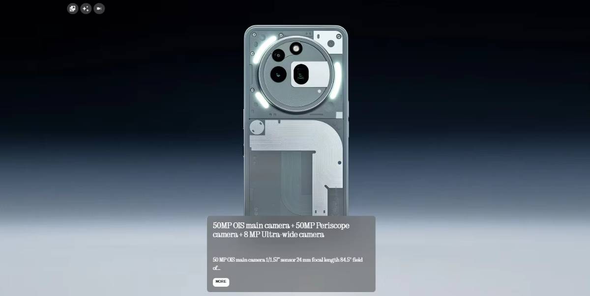 Nothing Phone (3a) Pro kamera