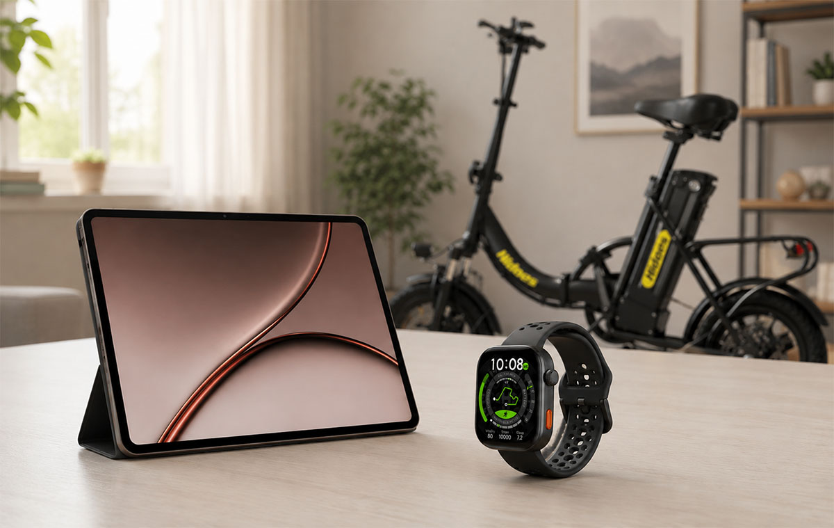 OnePlus tablet, okosóra, e-bike
