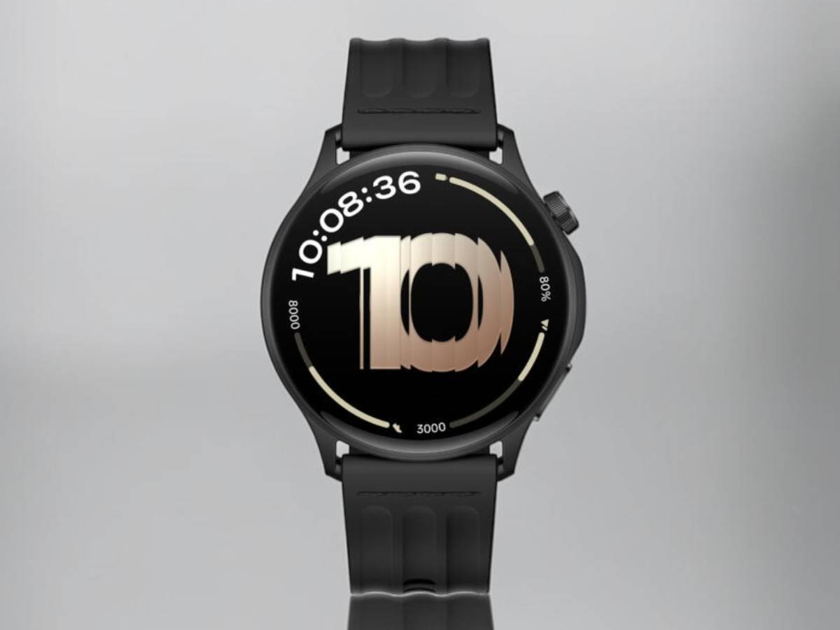 OnePlus Watch Lite okosóra fekete színben