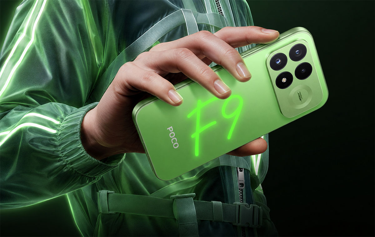 Nem hivatalos POCO F9 látványterv a REDMI K100 Glowing Firefly alapján