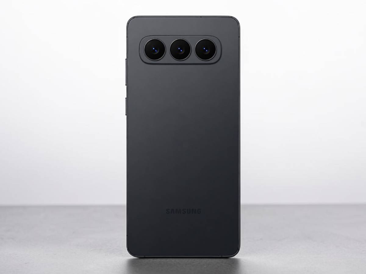 Samsung Galaxy S27 Ultra lehetséges hátlapi dizájnja vízszintes, háromkamerás kamerasávval