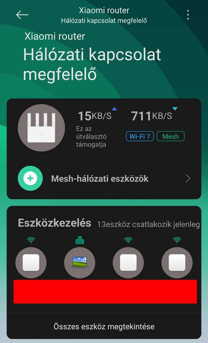 Xiaomi BE3600 app