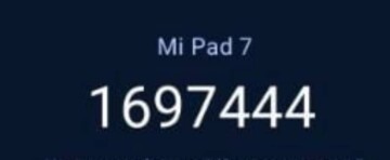 Xiaomi Pad 7 tablet AnTuTu