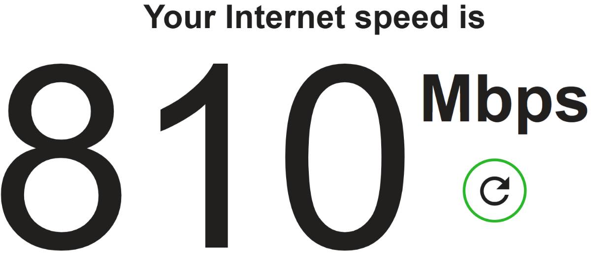 Xiaomi Router BE3600 LAN sebesség
