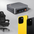 Xiaomi telefon, Intel Core i7 mini PC, kényelmes forgószék