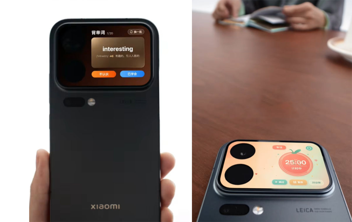 A Xiaomi 18 Pro hátlapi kijelzőjére már AI-jal lehet miniappokat készíteni