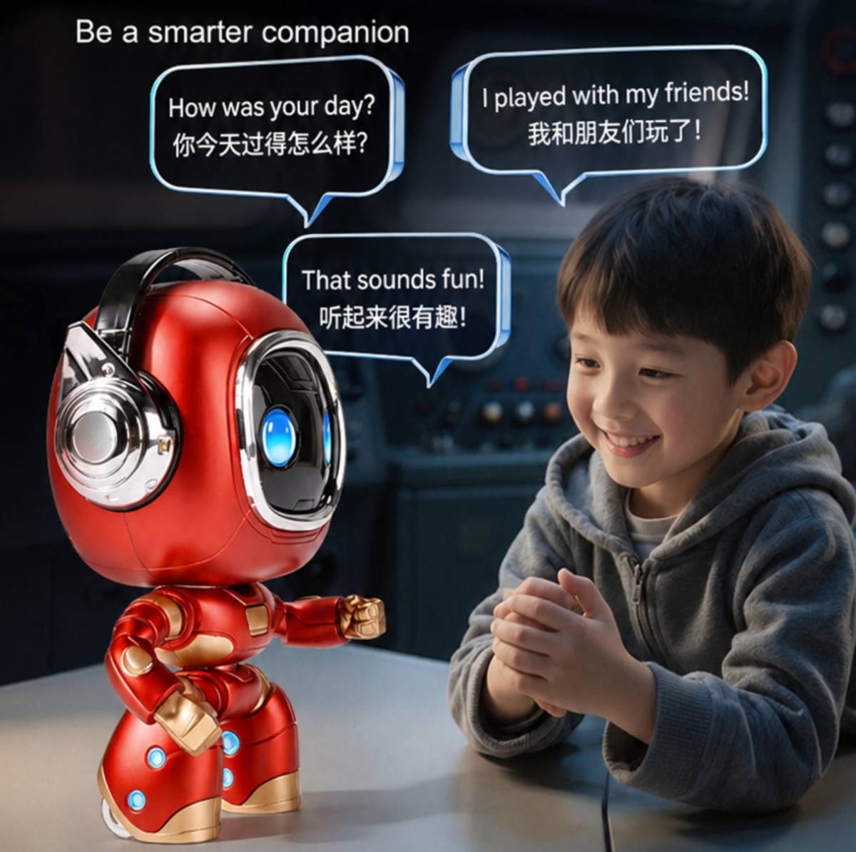 AI robot beszélgetés