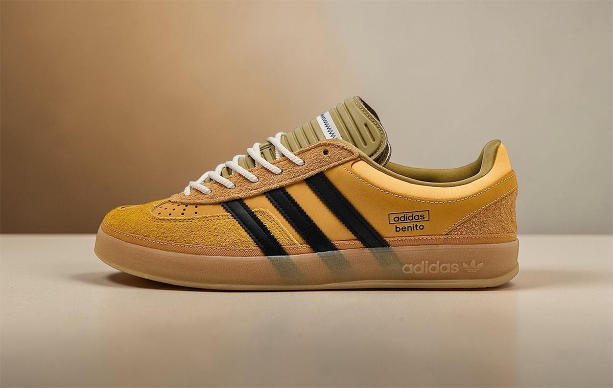 Bad Bunny x adidas Gazelle Indoor "Solar Gold"